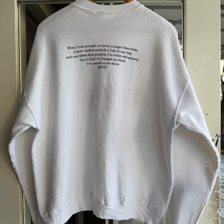 〜00's Beatles〝HELP!〟プリントスウェット XL