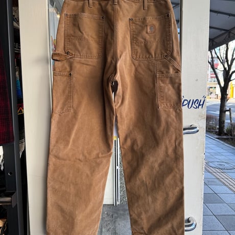 カーハート ダック地 ダブルニー W34×L30