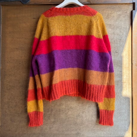 90s GAP ショート丈ボーダーカーディガン