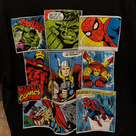 MARVEL COMICS  プリントTシャツ