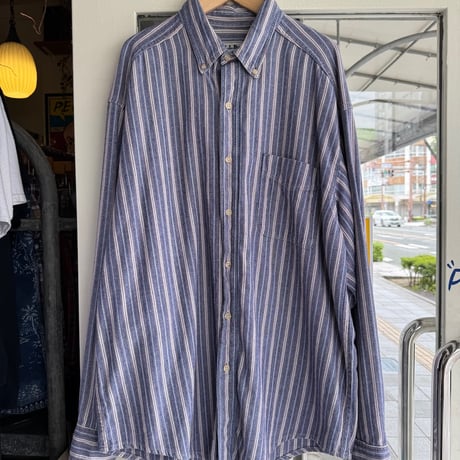90's USA製 L.L.Bean ストライプシャツ