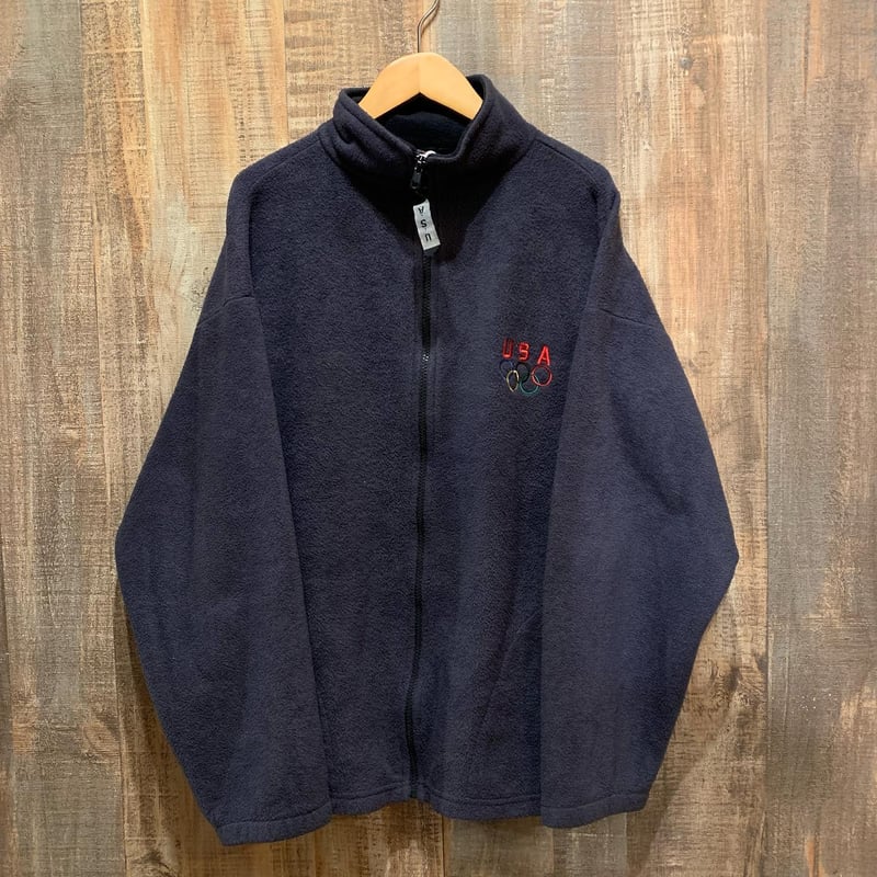 USA製オリンピック刺繍フリースフルジップ | CUSTOM FEVER 
