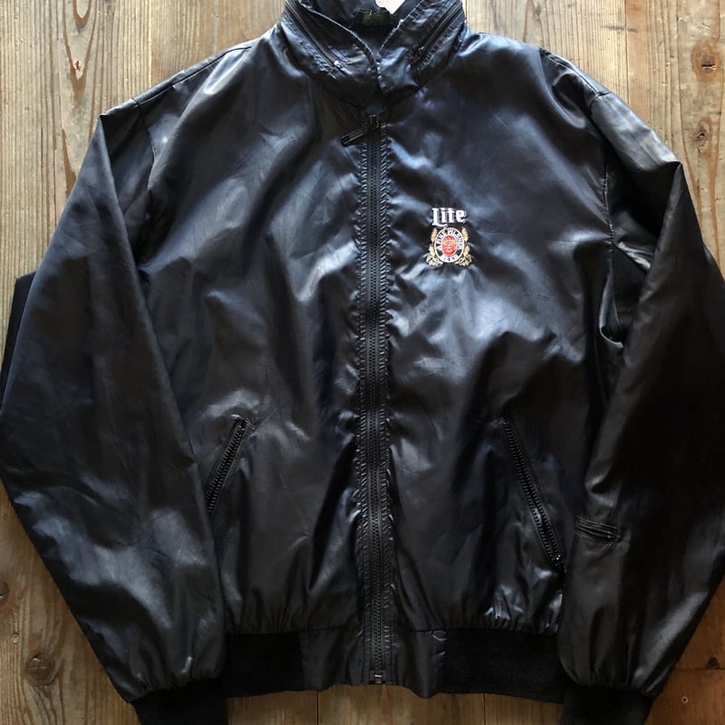 rippermagzineナイロンジャケット 黒 WINDPROOF NYLON ZIP JACKET [BLACK] - WUNDER 大阪 セレクト