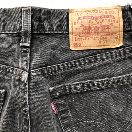 USA製 Levi's505  W33×L34 ブラック