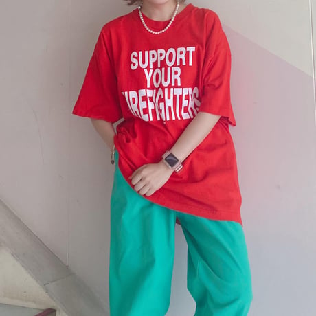 USA製消防士Tシャツ