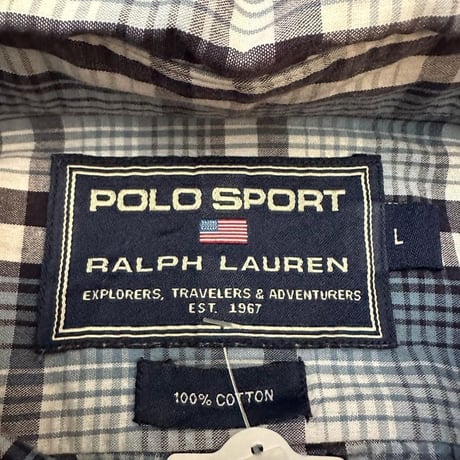 POLO SPORT 長袖チェックシャツ
