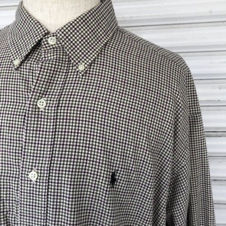 Ralph Lauren長袖チェックシャツ BLAKE