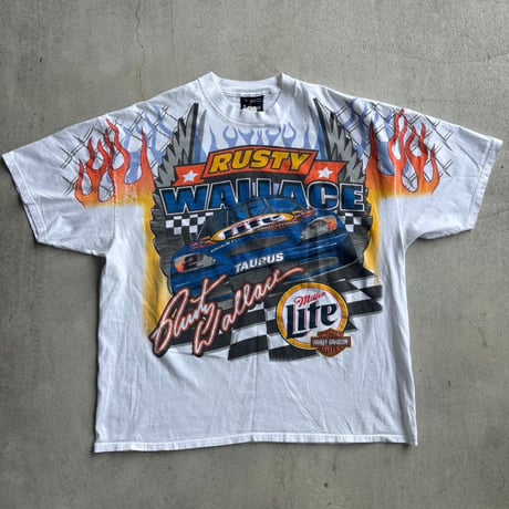 90-00s Harley-Davidson × NASCAR レーシングT