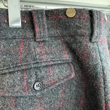 80's USA製 L.L.Bean ウールパンツW30