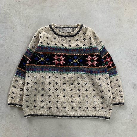 HAND KNITノルディックニット