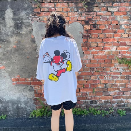 ラグビーミッキー両面Tシャツ