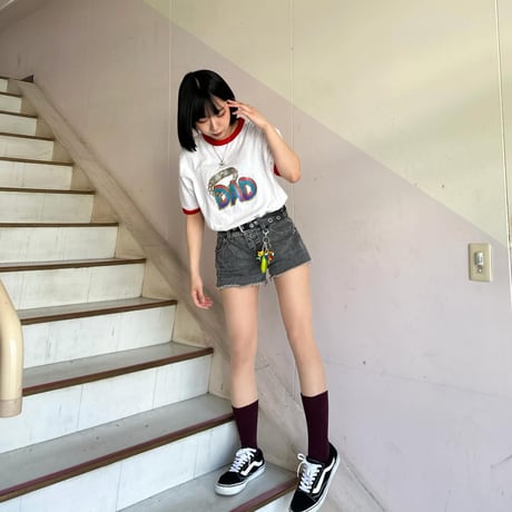 Hanes80sリンガーTシャツ