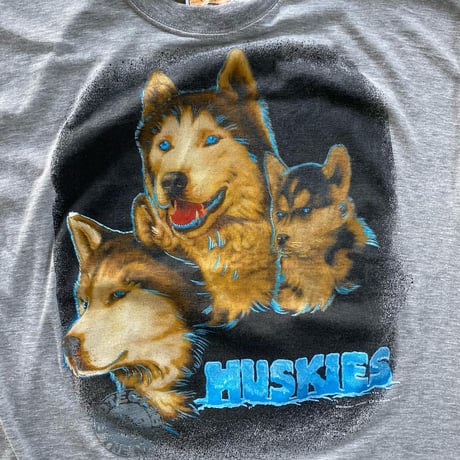 ハスキープリントTシャツ