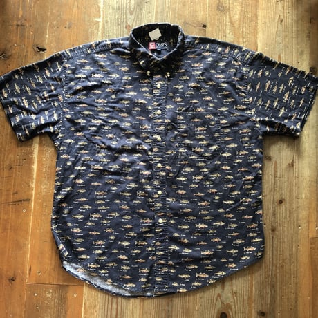 CHAPS RALPHLAUREN 魚柄シャツ