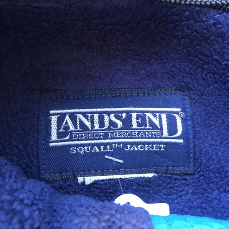 LANDS' END〝SQUALL JACKET〟ターコイズ