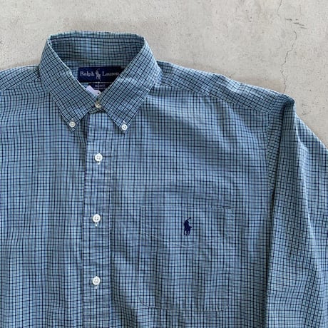 Ralph Lauren長袖チェックシャツ BLAKE   M