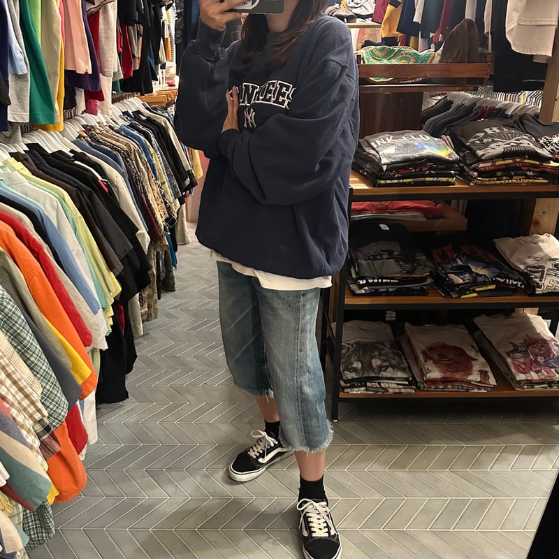 ニューヨークヤンキース 刺繍スウェット | CUSTOM FEVER