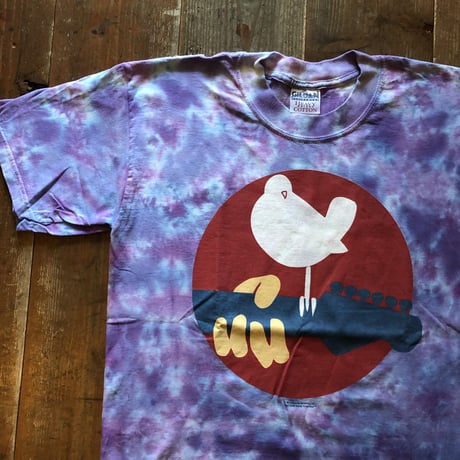 WOOD STOCK タイダイTシャツ
