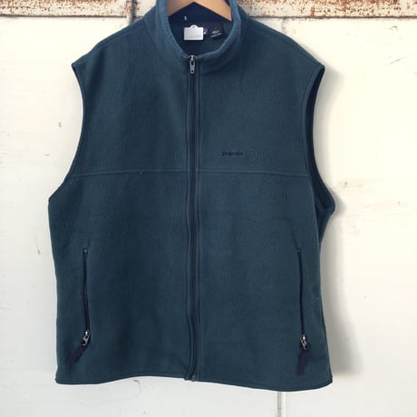 USA製PATAGONIA シンチラフリースベスト緑