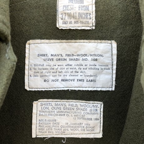 Military 50s US Army Wool Shirts