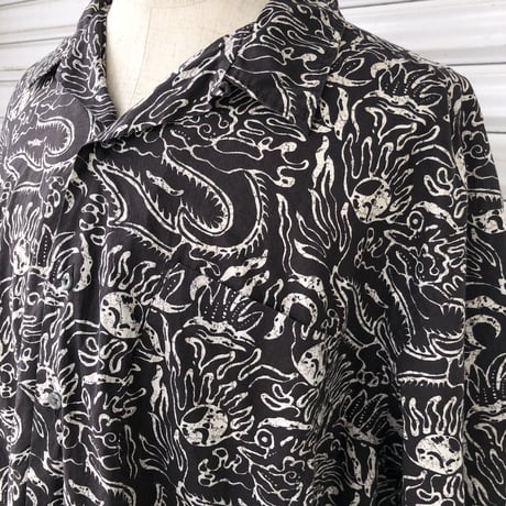 Ralph Lauren 総柄オープンカラーシャツ