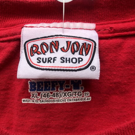 RONJONプリントポケットTシャツ  XL
