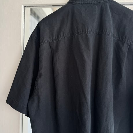 90's〜OLD GAP リネンコットン 半袖シャツ S
