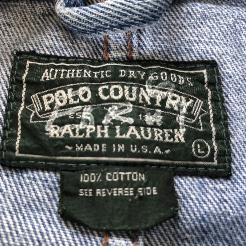 USA製 POLO COUNTRY デニムジャケット | CUSTOM FEVER