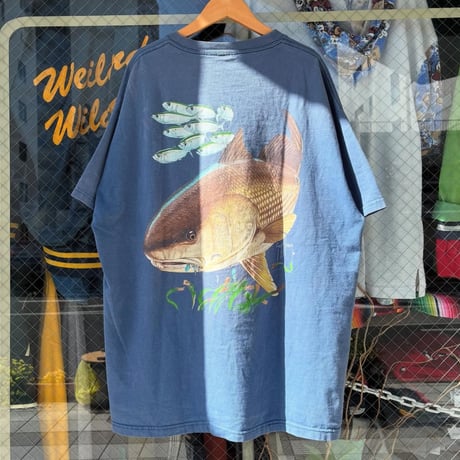 GUY HARVEY 両面プリント魚Tシャツ