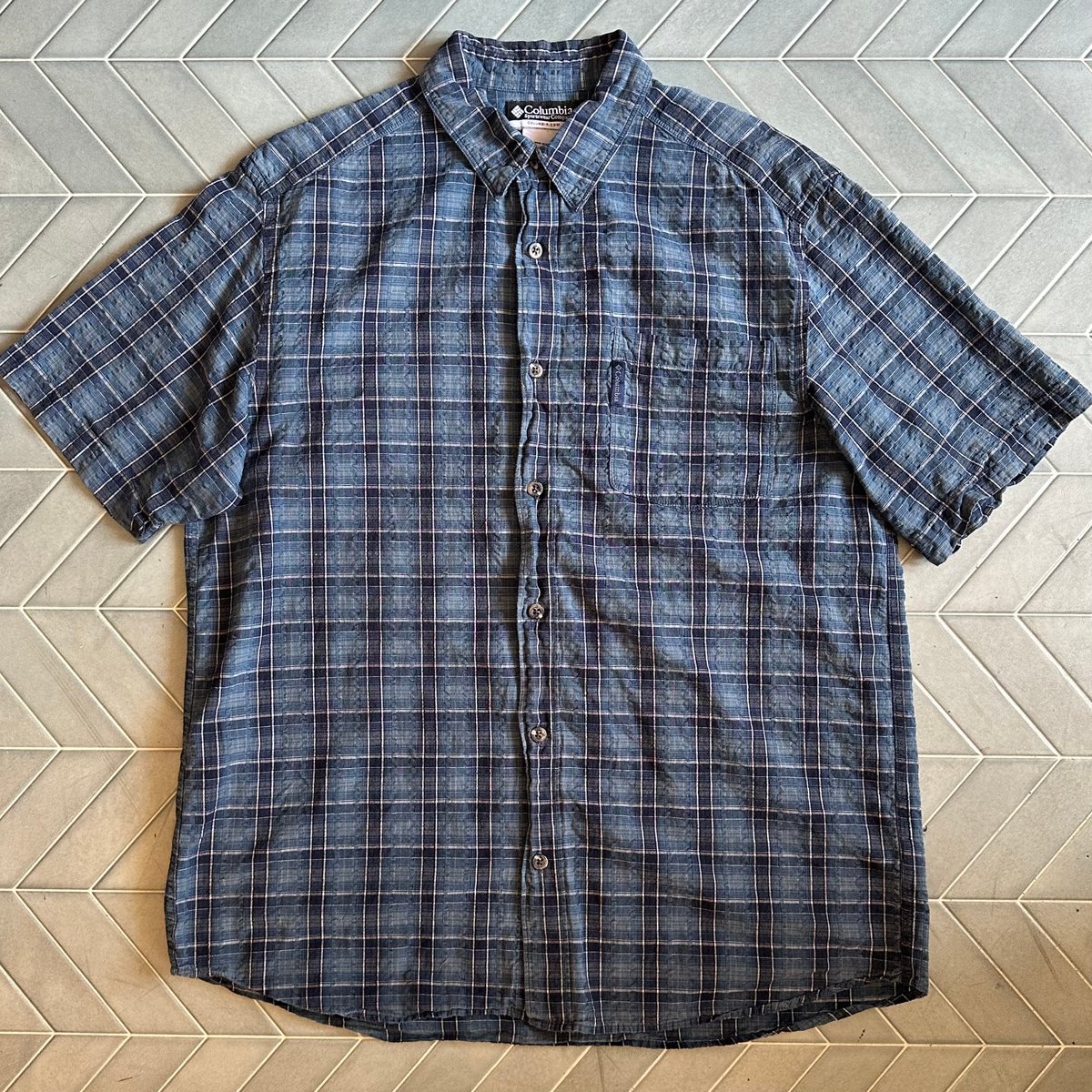 Columbia シアサッカー　シャツ　パンツ　セットアップ fit=scale-down,w=1200