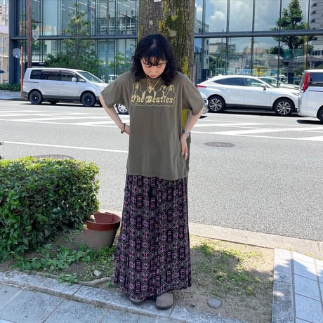 The Beatles フロッキープリントTシャツ