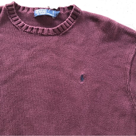 POLO コットンニット  XL