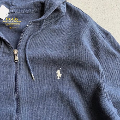 Ralph Lauren コットンニットジップパーカー