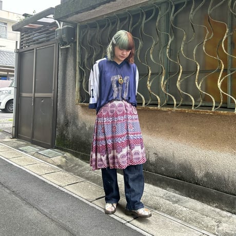 エスニック エプロンスカート