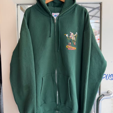 90's USA製Disneyキャラジップフーディ XL