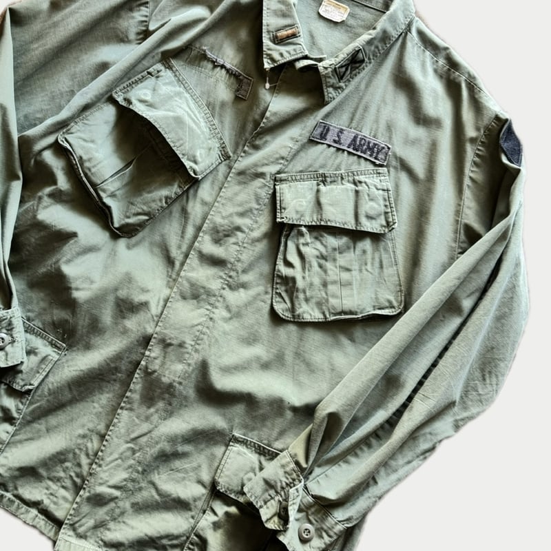 1969年製 U.S. ARMY ジャングルファティーグジャケット 4th リップス