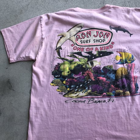 90'sUSA製RONJONプリントT XL