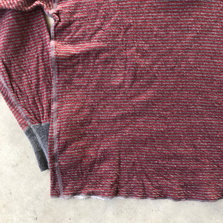 カナダ製L.L.Bean 2レイヤーヘンリーネックボーダー ロンT