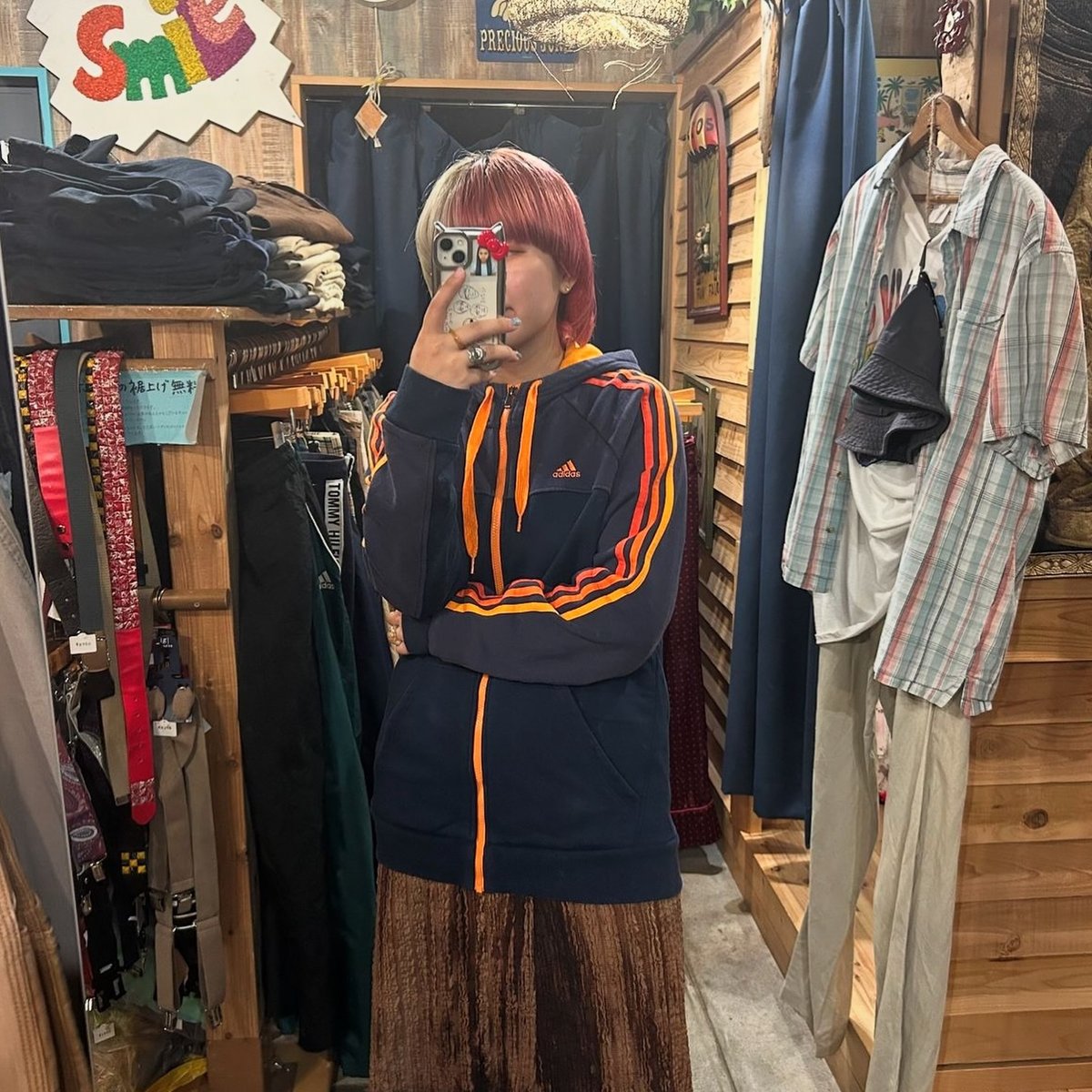 adidas ラインジップパーカー | CUSTOM FEVER