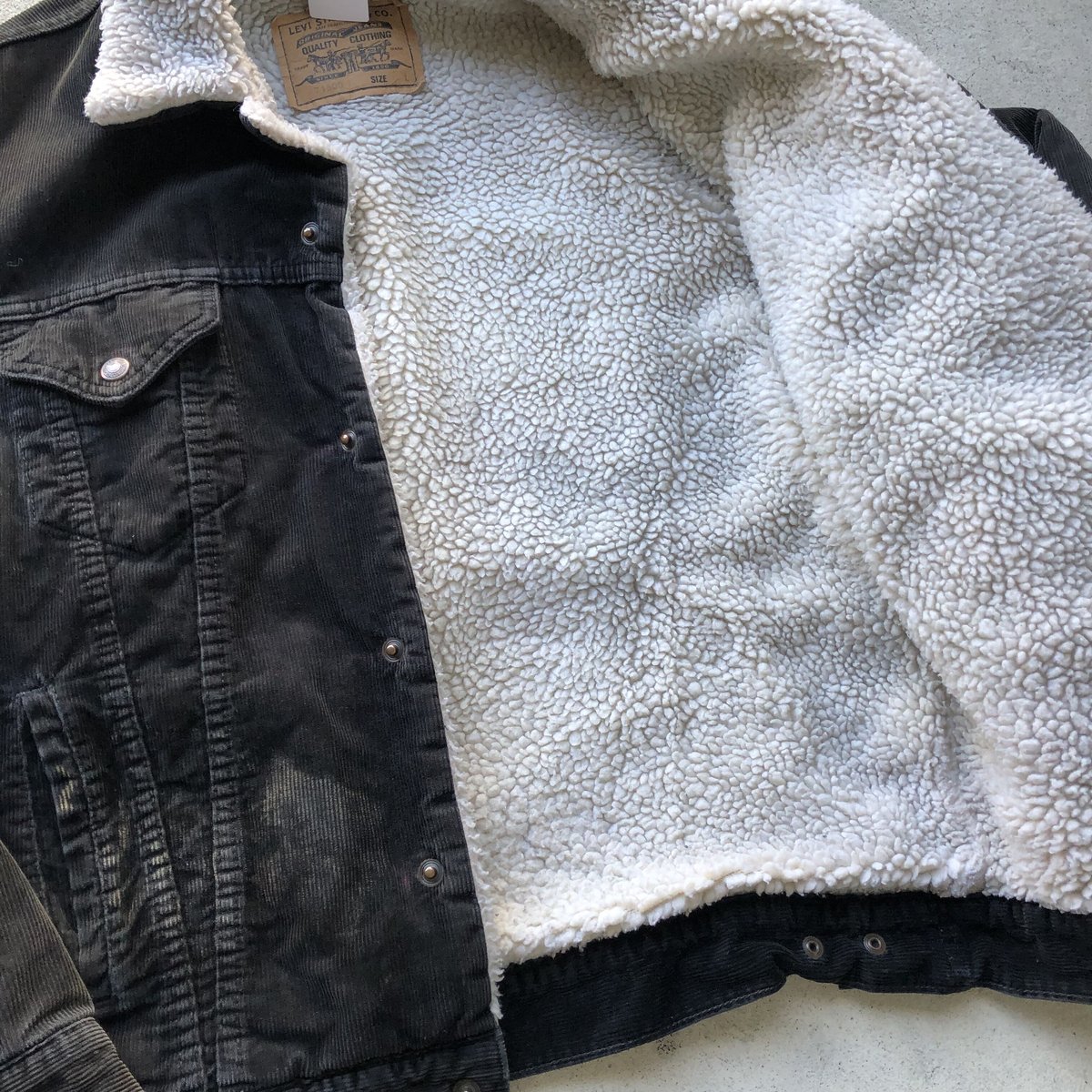 Levi's ボアジャケット コーデュロイ size38 Levi's/Cordury Boa Jacket（リーバイス コーデュロイボア
