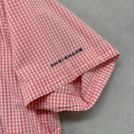 Columbia PFG ギンガムチェック フィッシングシャツ