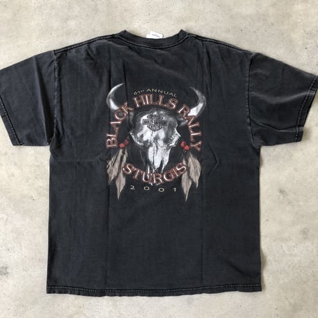USA製 HARLEY DAVIDSON 両面プリントT L