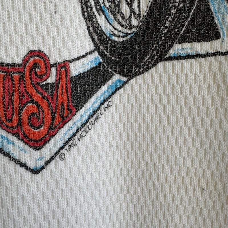 90's HARLEY DAVIDSON 袖プリントサーマルロンT | CUSTOM FEVER