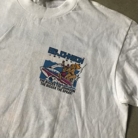 90's 未使用 BIG JOHNSON プリントTシャツ