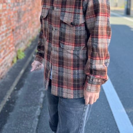 80's PENDLETON ウールシャツジャケット M