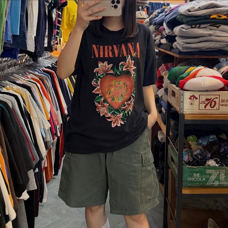 NIRVANA グラフィックTシャツ | CUSTOM FEVER