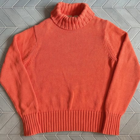 L.L.Bean タートルネック コットンニット