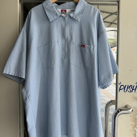 USA製BEN DAVISハーフジップワークシャツ  XXL