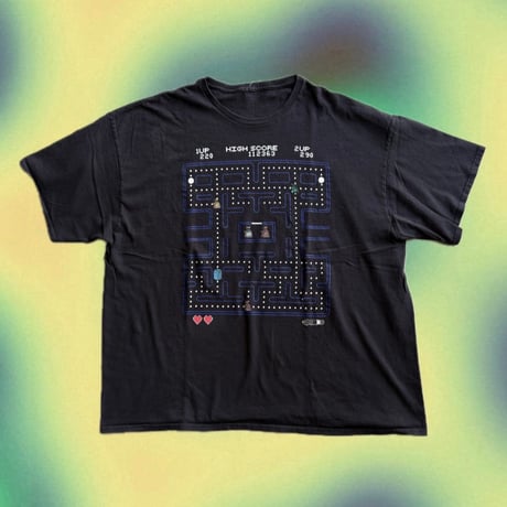 PAC-MAN プリントTシャツ