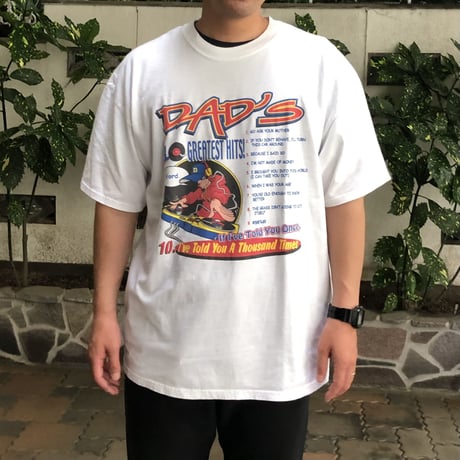 DAD'S GREATEST HITS! プリントTシャツ XL